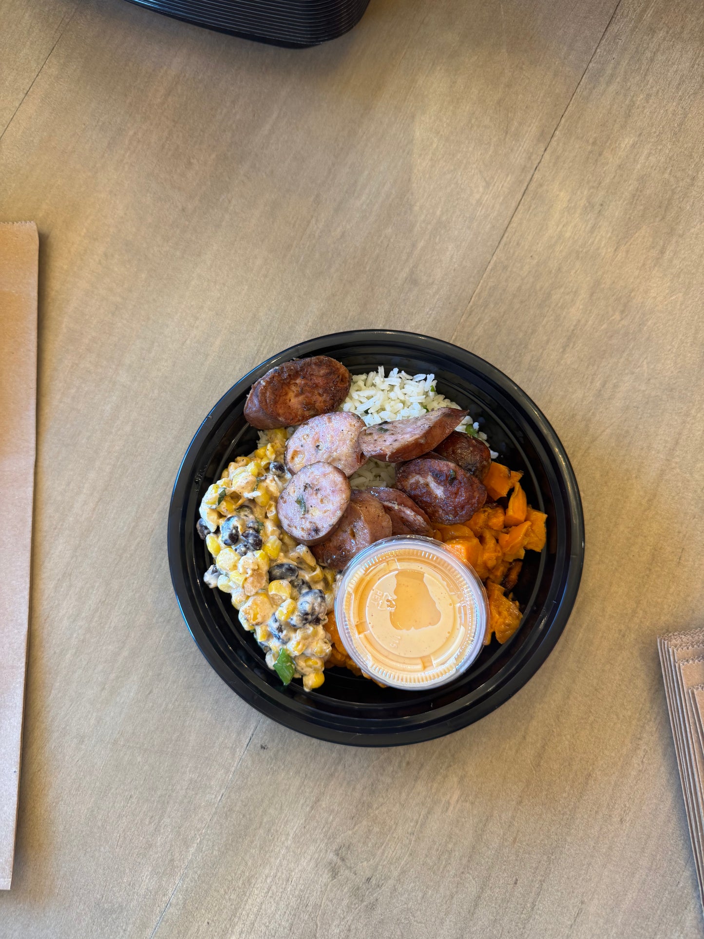 HONEY GARLIC SAUSAGE BOWL