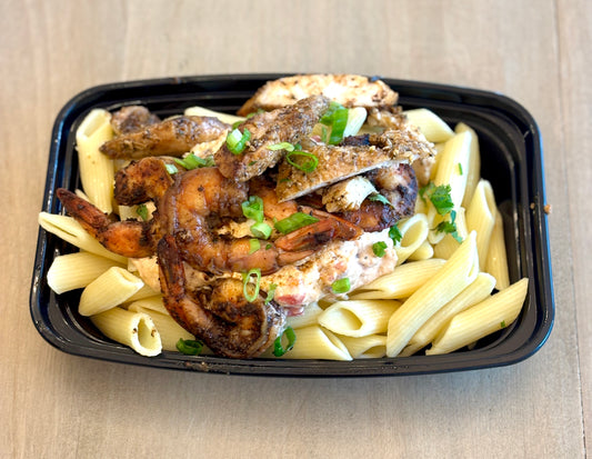 CAJUN CHICKEN & SHRIMP PASTA